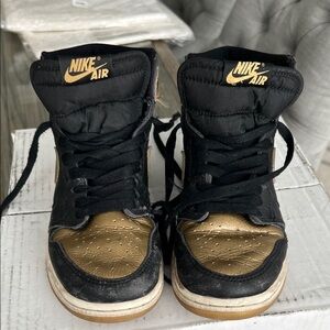 Nike Air Black and Gold High-Tops